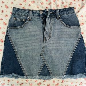 Denim skirt